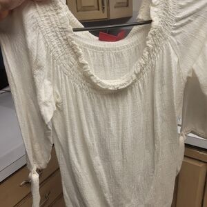 Nwot DAYTripP Elegant Cream Women's Top